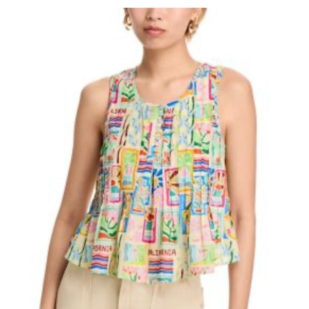 Bila / Bila77 Pleated Sleeveless Tank Top